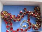 Avon  2003 Women’s Glamorous Drop Red Necklace in Original Box — photo 1