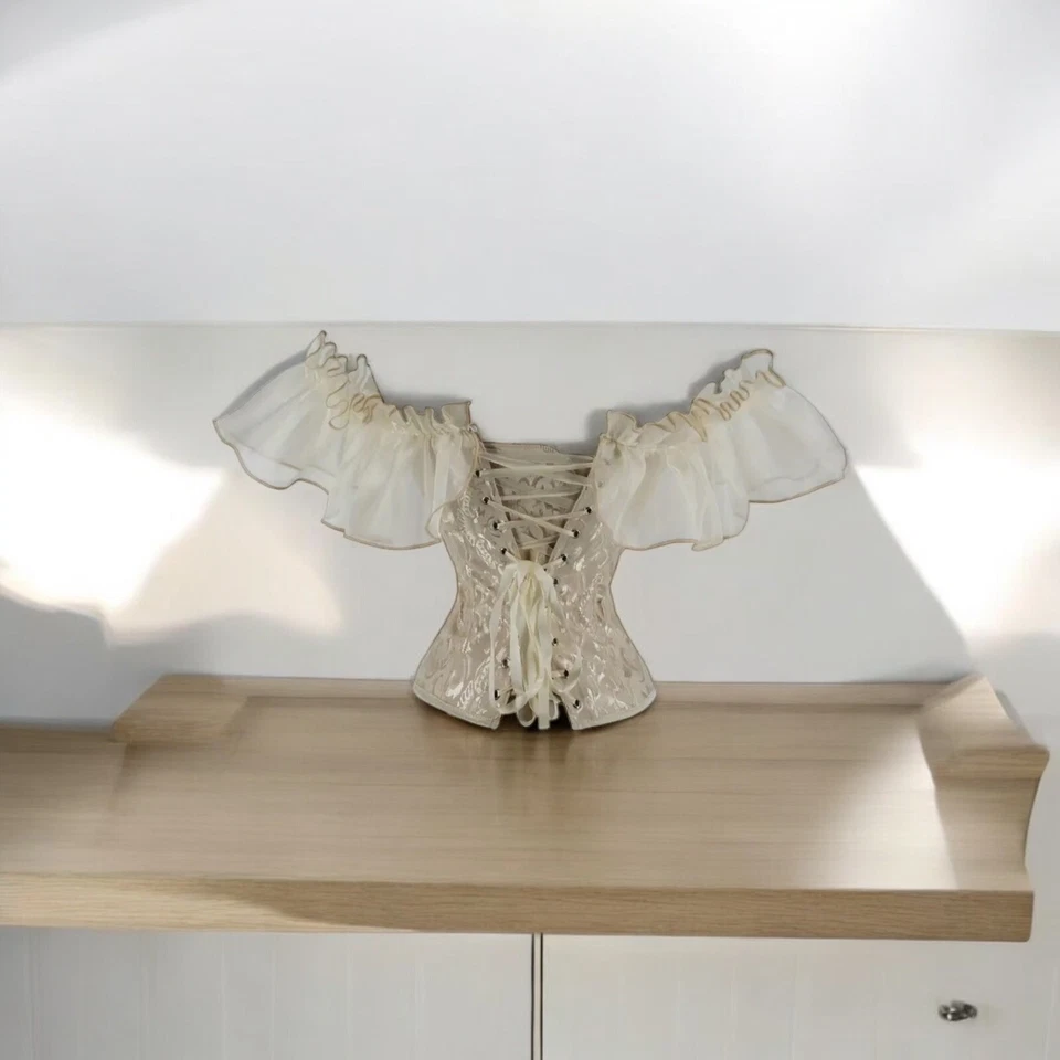 corset vintage Style Y2K - Photo 3/3