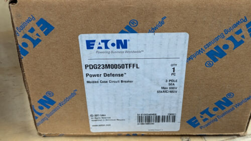 Eaton Interruttore Power Defense 3 poli 50A 600VAC PDG23M0050TFFL - Foto 8 di 8