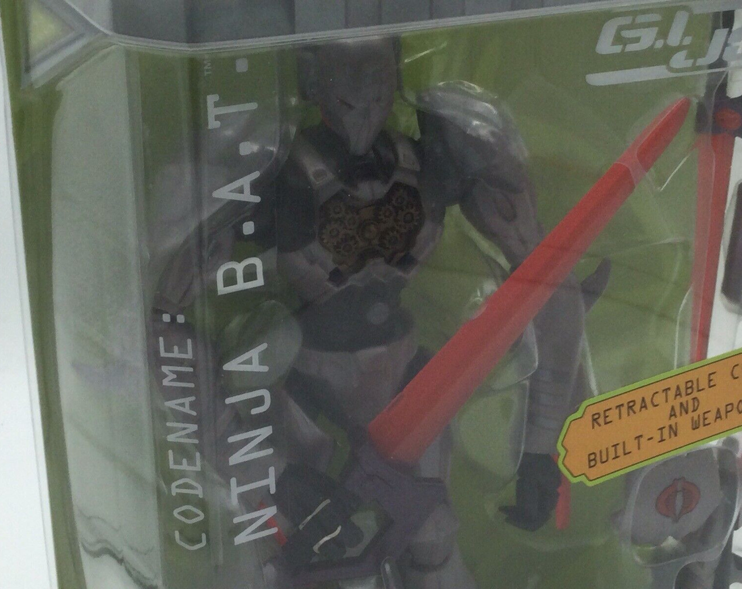 NEW G.I. Joe Sigma 6 Six Action Figure Ninja B.A.T. Hasbro 2005 NICE Free Ship!