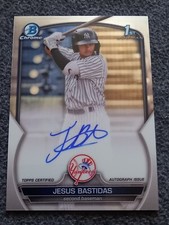 2023 BOWMAN CHROME 1ST JESUS BASTIDAS AUTOGRAPH#CPA-JBD