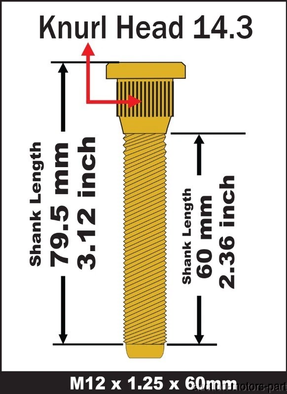 Tacos de rueda extendidos 60 mm aptos para Nissan Máxima m12x1,25x60 mm K:14,38 año 1995-2021 Foto 4 de 4
