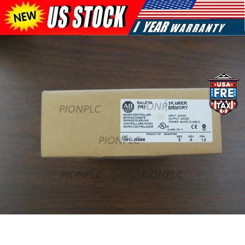 New Factory Sealed AB 1761-L16BBB MicroLogix1000 16 Point Controller US Free Tax
