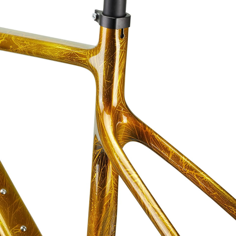 Airwolf T1100 Carbon Gravel Rahmen Kohlefaser 700x40c Rennrad Cyclorossrad Ice - Bild 4 von 4