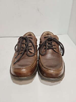 CHAPS BROWN LEATHER CASUAL WORK OXFORDS MENS 8.5M SHOES | eBay display picture 3