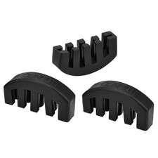 3PCS 4/4 Claw Rubber Mute Violin Practice Mute Silencer with 5 Prongs for 4/4...
