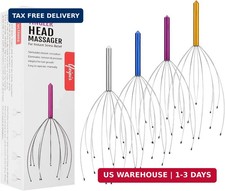 Yeipis 4 Pack Scalp Massagers, Handheld Head Massage Tingler, Scratcher for Deep