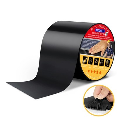 RV Roof Sealant Tape Black 4in x 50ft Waterproof UVResistant RV Repair