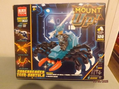 Block Tech Mount Up Codebreaker Tech-Rantula 120 Piece Block Set NEW
