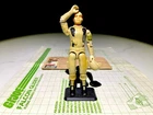 G.I. Joe 1983 Tan Grunt v2 Falcon Pilot with Helmet, File Card, Bonus Blueprint