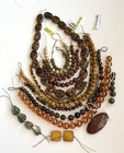 Lot Beads Smoky Quartz Tigers Eye Gold Stone MOP Gemstone Jewelry Making Craft — photo 3