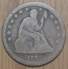 United States 25c 1859-o Seated Liberty Quarter