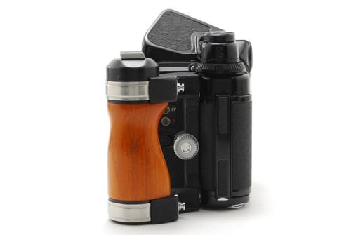 Cámara SLR PENTAX 67 espejo tardío con 6X7 45/4 y mango de madera "casi como nueva" 5435 JP - Imagen 10 de 12