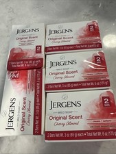 Jergens Cherry Almond Mild Soap Original Scent - 10 Bars 5x2 Pack - 3 Oz Ea