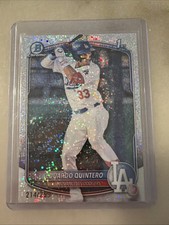 2025 Bowman Chrome Prospects 1st Bowman Eduardo Quintero Speckle Refractor /299