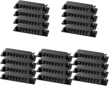 Cable Organizer Clips Adhesive Multi-Slot Wire Management for Desk Wall Car 20