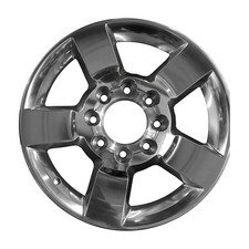 Metallic Polished 5 Spoke 20 X 8.5 Refurbished Wheel