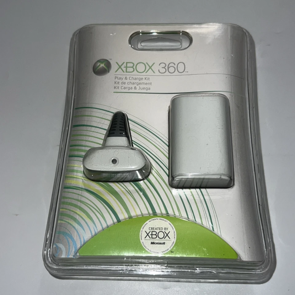 Xbox 360 Play and Charge Kit Authentic OEM - Brand New Sealed in Package - Image 2 of 4