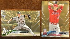 2018 Topps Update Gold /2018 Lot of 2 Tyler Skaggs #US127 Daniel Gossett #US283