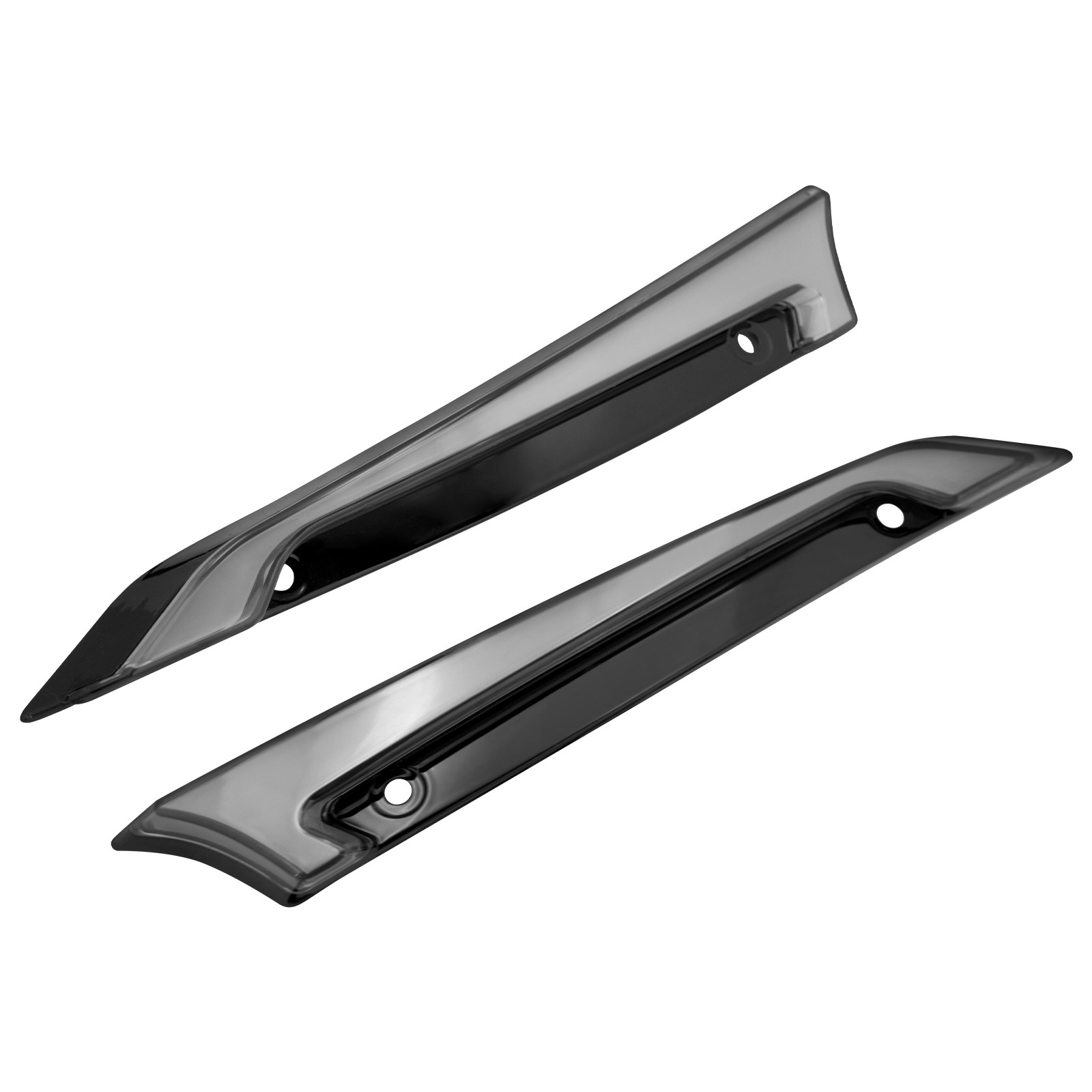 1Pair Smoke Windshield Trim Light LED Accent Fit For Harley Road Glide 2015-up