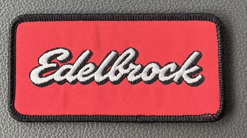 Edelbrock Intake Patch Retro Vintage Style Hot Rod Racing NASCAR NHRA Cap Hat
