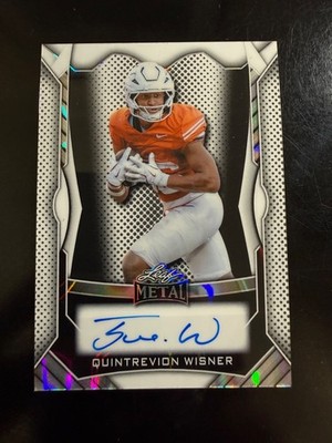 2025 Leaf Metal #LA-QW1 Quintrevion Wisner Prismatic White ON-CARD AUTO /49