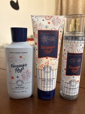 BATH BODY WORKS FIRECRACKER POP BODY WASH BODY CREAM AND FRAGRANCE MIST New