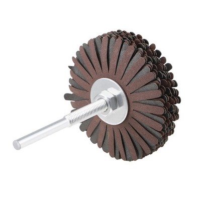 Abrasive Cloth Tongue Wheel Leaving 1/4'' Shaft 400 Grain