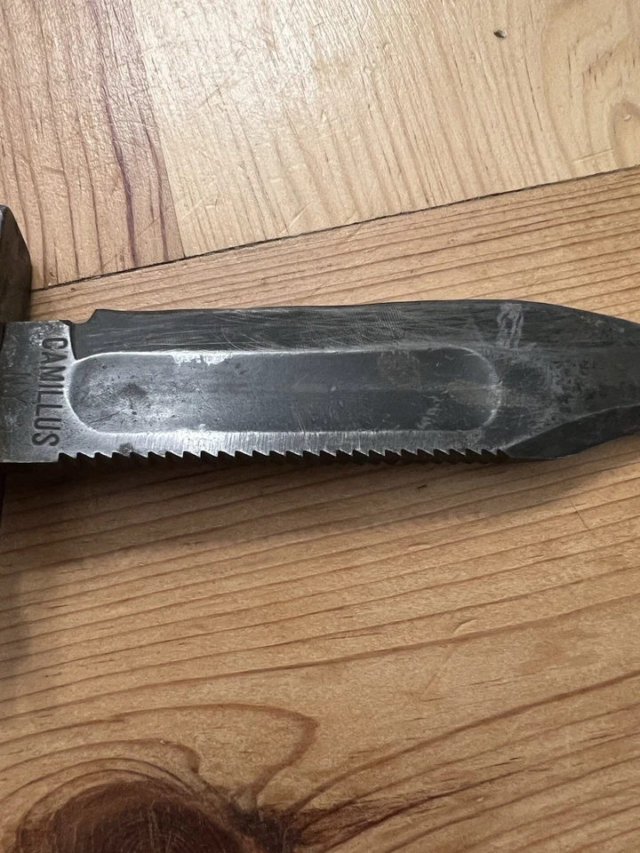 Cuchillo de supervivencia piloto de la USAF de colección Camillus era de la guerra de Vietnam Foto 2 de 4
