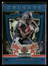 2019 Panini Prizm Draft Picks #14 Kelvin Harmon Crusade Prizms Blue