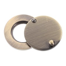 Door Viewer Protector Copper Peephole Cover for Apartment Office Security Use