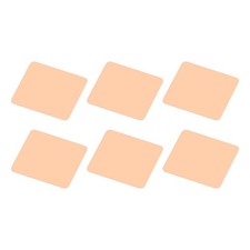 6Pcs Copper Pad Shim 14 x 12.4 x 0.1mm Thermal Pure Copper Heatsink
