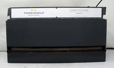 Threshold Graywash Finish Cabinet W/Hooks