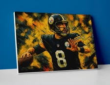Aaron Rodgers Steelers Poster or Canvas - Aaron Rodgers Steelers Wall Art