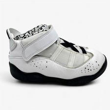 Jordan 6 Rings TD White Black Metallic Gold Baby Toddler Size 9 Sneaker