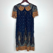 Womens Dress Sz M Whimsigoth Witchy Cottage Boho Hippie Earthy Herbalist Nature