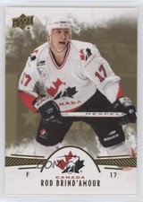 2016 Upper Deck Team Canada Juniors Men's Team Gold Rod Brind'Amour #95 0nr3