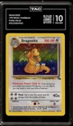 Pokemon Dragonite Fossil Unlimited Holo Rare #4 TAG 10 Gem Mint