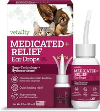 Dog Ear Drops 2oz Itch Relief Otic Infection Support