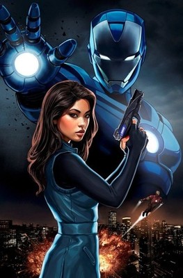 IRON MAN 1 1:25 IVAN TALAVERA MELINDA MAY VIRGIN VARIANT NM
