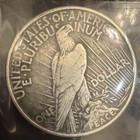 1921 Peace Silver Dollar $1 Ultra High Relief Philadelphia AU55 estimate — photo 3