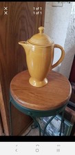 Vintage Homer Laughlin Fiesta Antique Gold Ironstone Coffee Pot Coffee Server