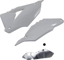 Cycra White Side Number Panels (1CYC-2770-42)