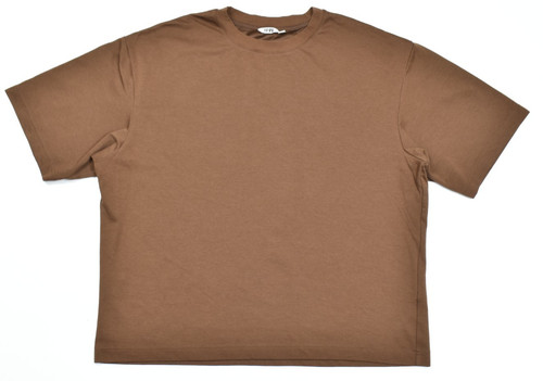 Uniqlo U AIRism Oversized Crew Neck T-Shirt Size XXL Brown Short Sleeve Tee