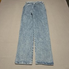 Wrangler 14MWZPW Cowboy Cut Jeans Women Sz 3 Blue Stone Wash Straight Denim USA