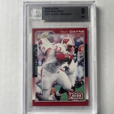 2000 Score - 2000 Rookie Ron Dayne #292 (RC) NM Grade 9