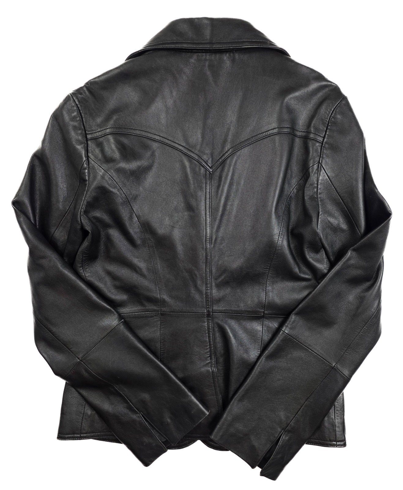 Guess Black Front Button Side Pocket Leather Blaz… - image 2