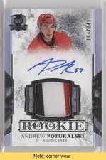 2017 Upper Deck The Cup Rookie /249 Andrew Poturalski #136 Patch Auto READ h3a