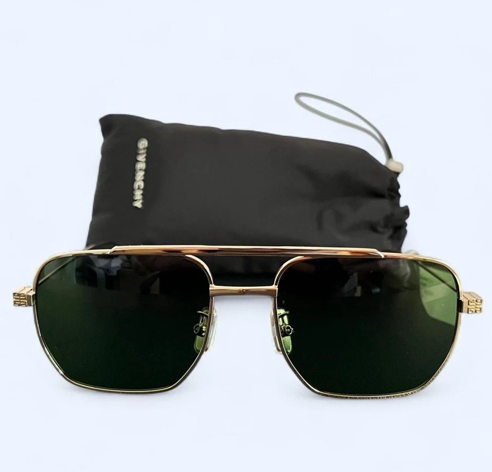 Givenchy Aviator Sunglasses, Olive Lenses - GV40041U - Image 4 of 4