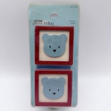 Y2k Target Brands Restore Restyle Baby Blue Bear Wall Hooks Set Of 2 Nursery